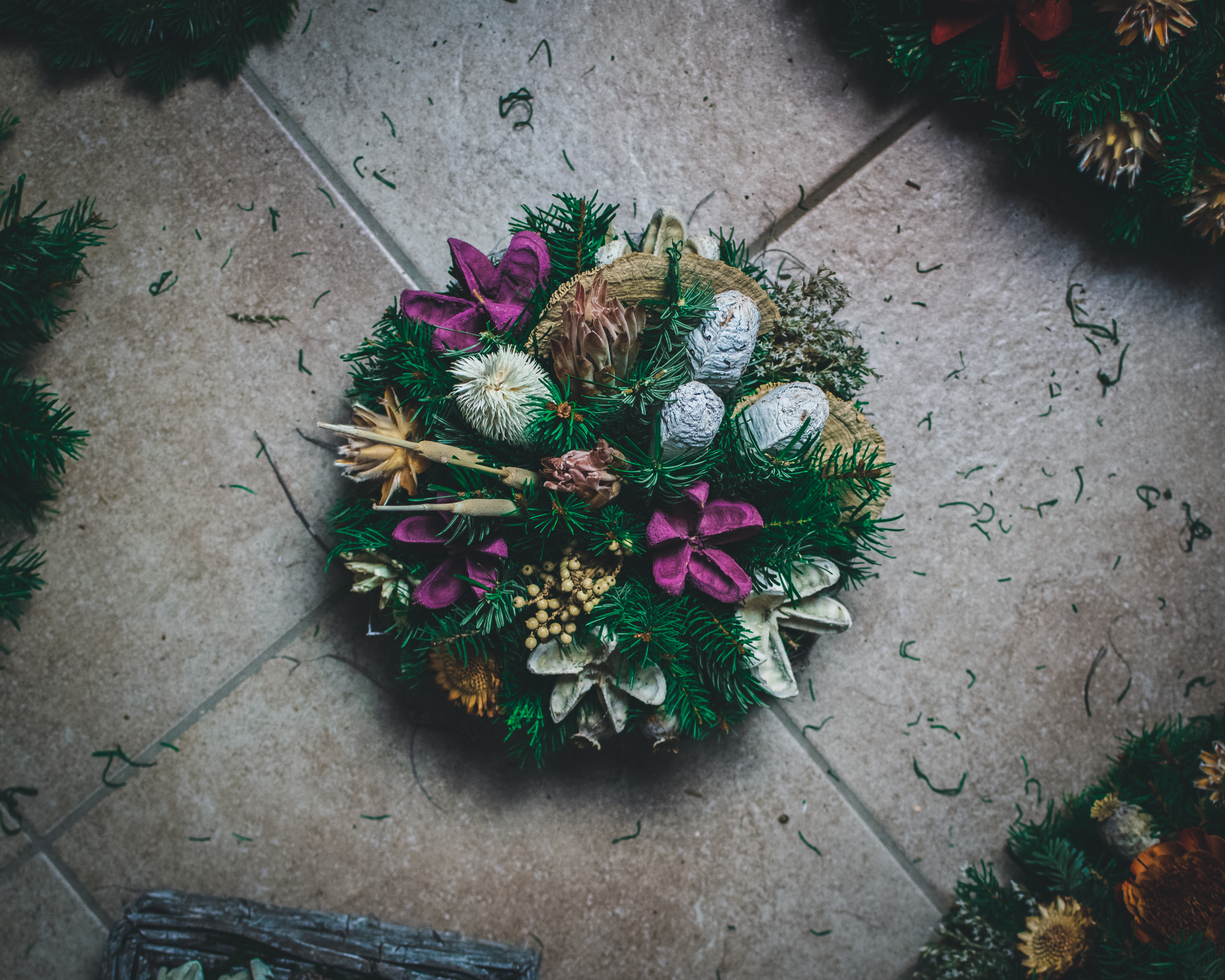 Dried flower detail